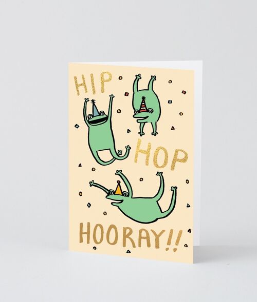 Happy Birthday Card - Hip Hop Hooray