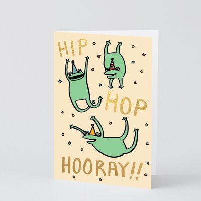 Happy Birthday Card - Hip Hop Hooray