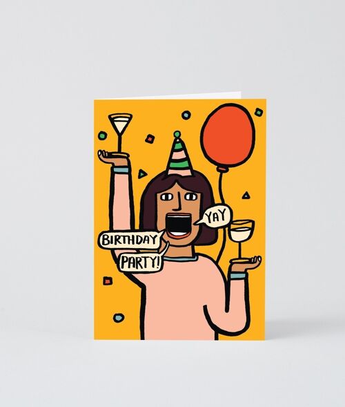 Happy Birthday Card - Birthday Party Yay