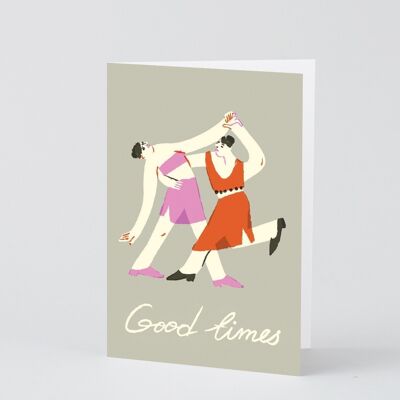 Liebes- und Freundschaftskarte - Gute Zeiten Tänzer