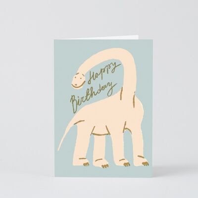 Happy Birthday Card - Happy Birthday Dinosaur