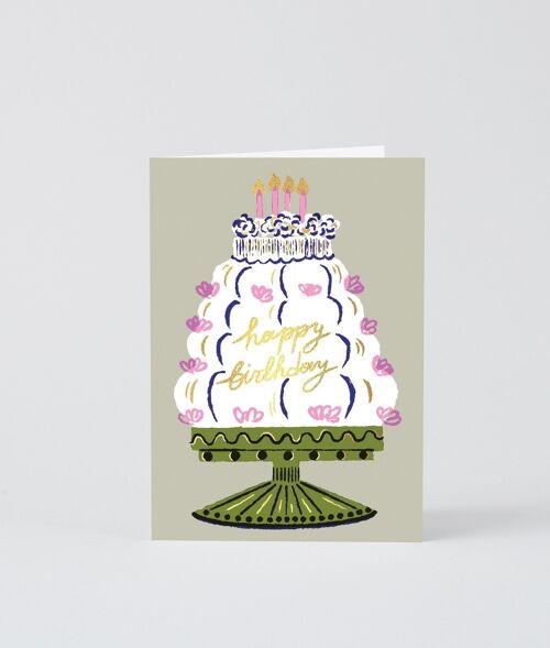 Happy Birthday Card - Happy Birthday Cake