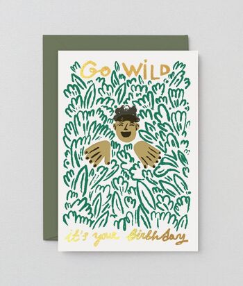 Carte Joyeux Anniversaire - Go Wild Birthday 2
