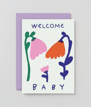 Carte Nouveau Bébé - Bienvenue Bébé 2