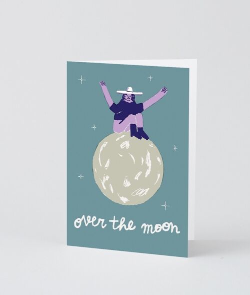 Congratulations & Encouragement - Over the Moon