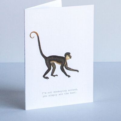 TokyoMilk Monkeying Around Greeting Card