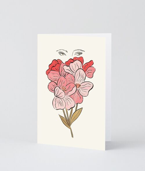 Art Greetings Card - The Late Bloomer