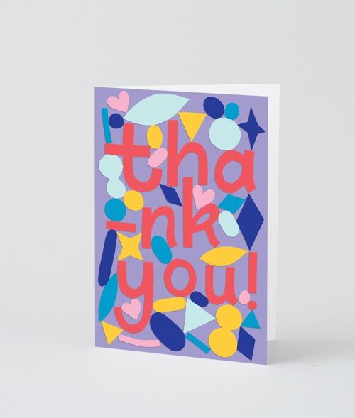 Thank You Card - Thank You - Embossed