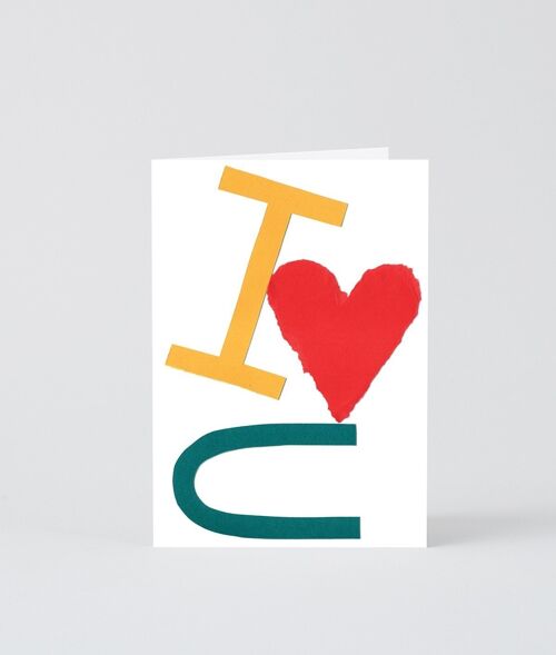 Love & Friendship Card - I Heart You - Embossed