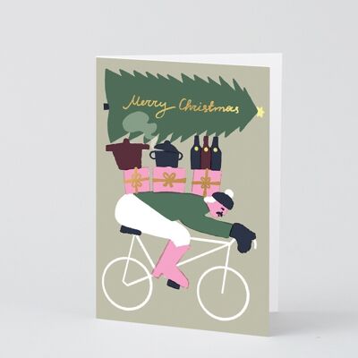 Biglietto di auguri di Natale - Merry Christmas Biker