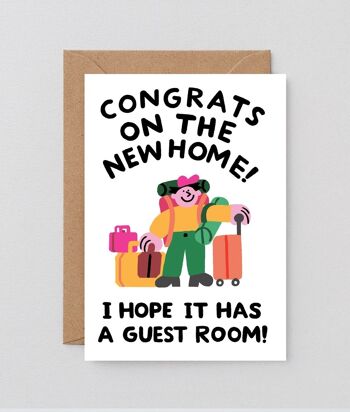 New Home Card - Nouvelle maison avec une chambre d'amis 2