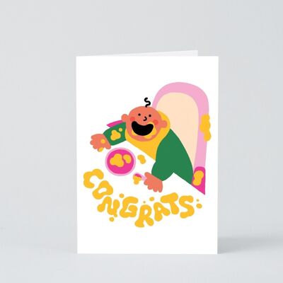 New Baby Card - Baby Food