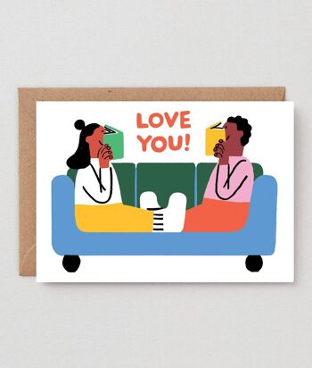 Carte d'amour et d'amitié - Love You Readers 2