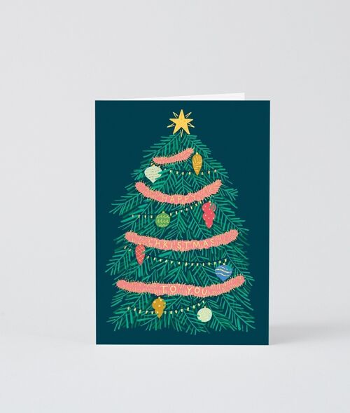 Christmas Greetings Card - Happy Christmas To You