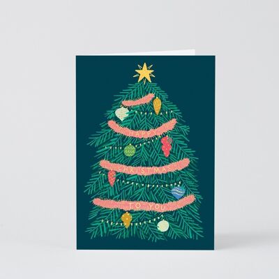 Weihnachtsgrußkarte - frohe Weihnachten für Sie
