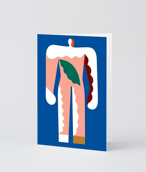 Art Greetings Card - Standing Man