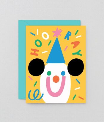 Carte Joyeux Anniversaire Enfants - Hooray Confetti 2
