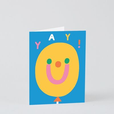 Carta di buon compleanno per bambini - Yay Balloon