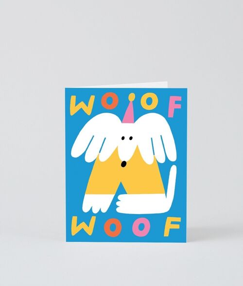 Happy Birthday Kids Card - Woof Woof Dog
