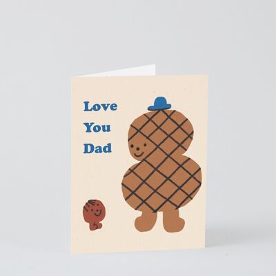 Father's Day Kids Card - Love You Dad