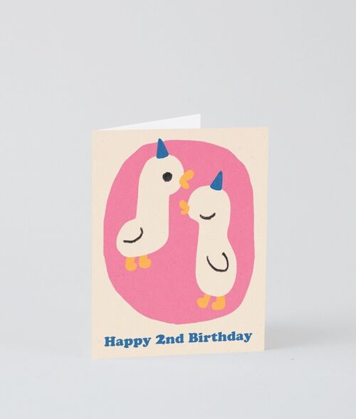 Happy Birthday Kids Card - Happy 2nd Birthday