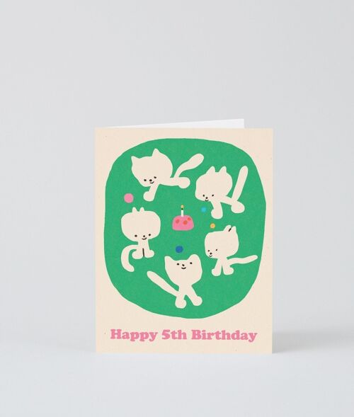 Happy Birthday Kids Card - Happy 5th Birthday