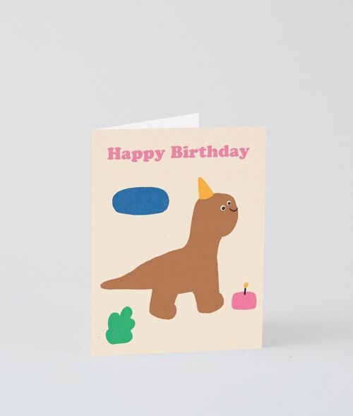 Happy Birthday Kids Card - Happy Birthday Dino