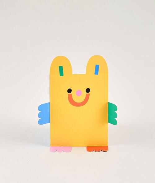 Happy Birthday Kids Fold Out Card - Bear Fold Out Card