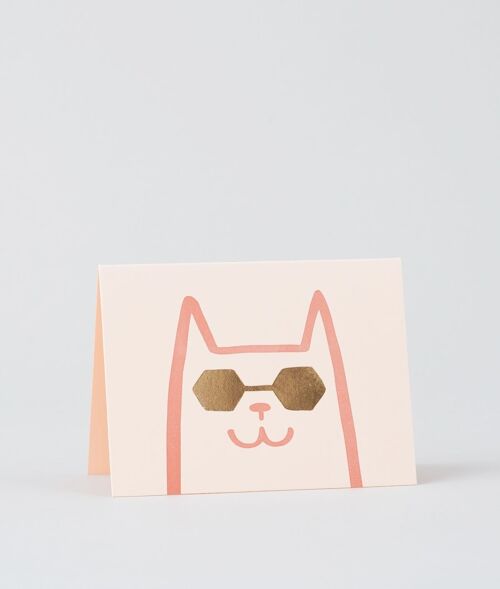 Letterpress Card - Cat