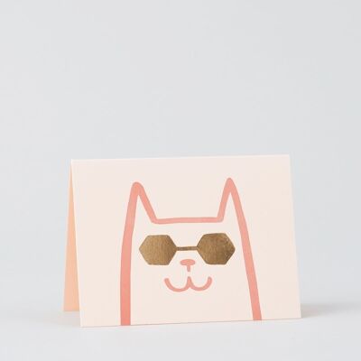 Letterpress Card - Cat