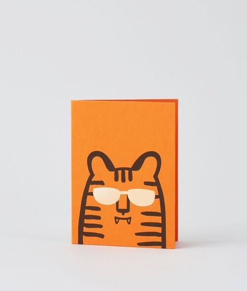 Letterpress Card - Tiger