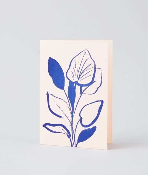 Letterpress Card - Lily Study