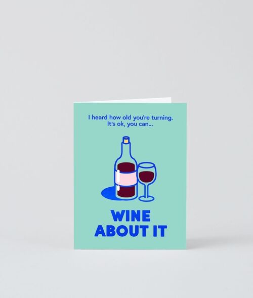 Birthday Mini Card - Wine About It