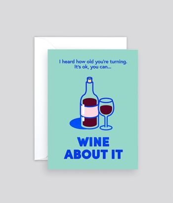 Mini carte d'anniversaire - Wine About It 2