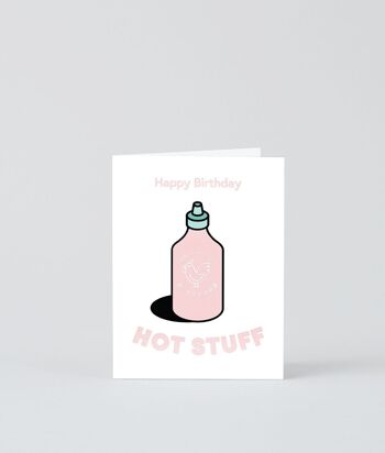 Mini carte d'anniversaire - HB Hot Stuff 1