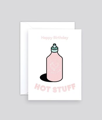 Mini carte d'anniversaire - HB Hot Stuff 2
