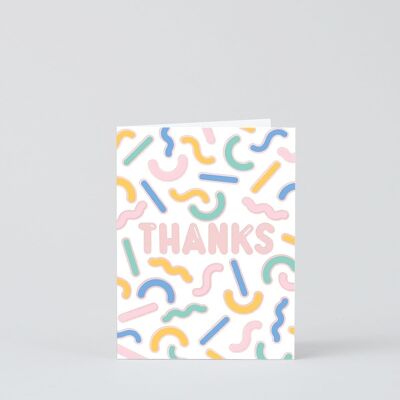 Mini tarjeta de agradecimiento - Formas de agradecimiento