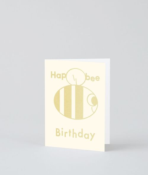 Birthday Mini Card - Hap-Bee Birthday
