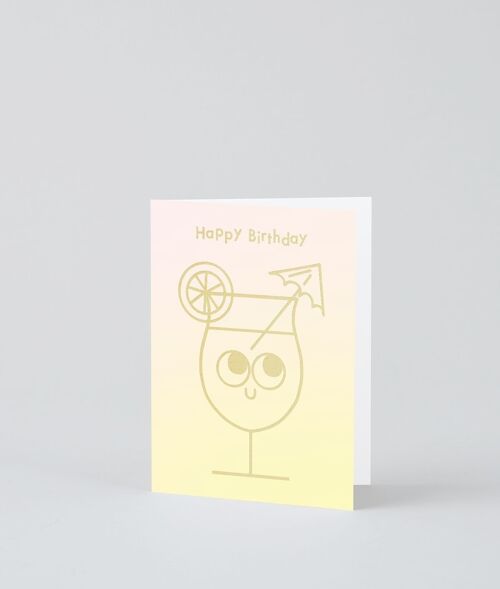 Birthday Mini Card - Cocktail Party