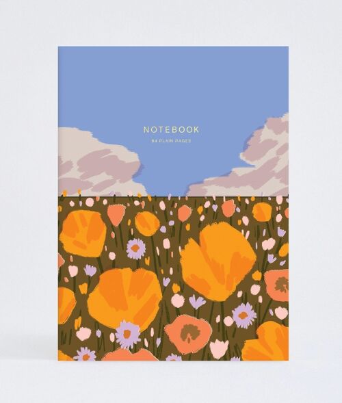 Notebook - Poppy Field