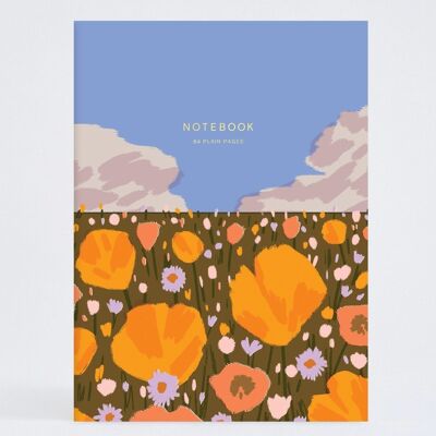 Notebook - Poppy Field