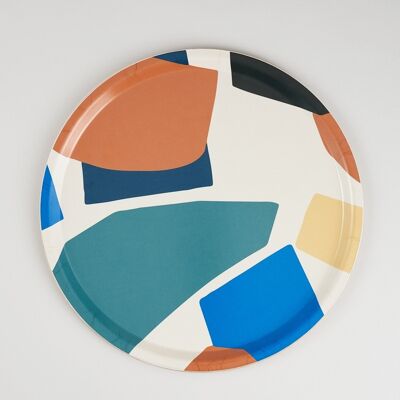 Round Art Tray - Mosaique