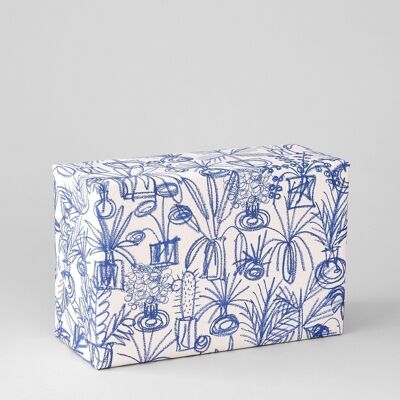 Gift Wrap - Plants BLUE