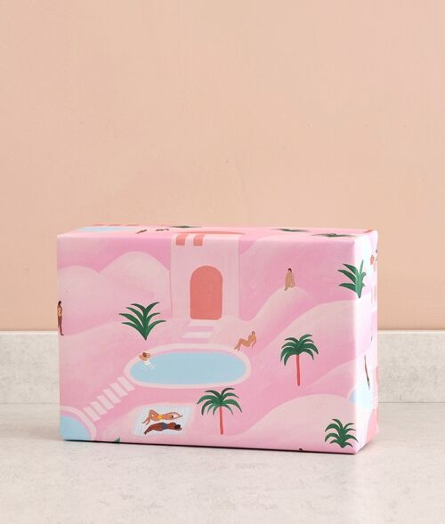 Gift Wrap - Desert Oasis