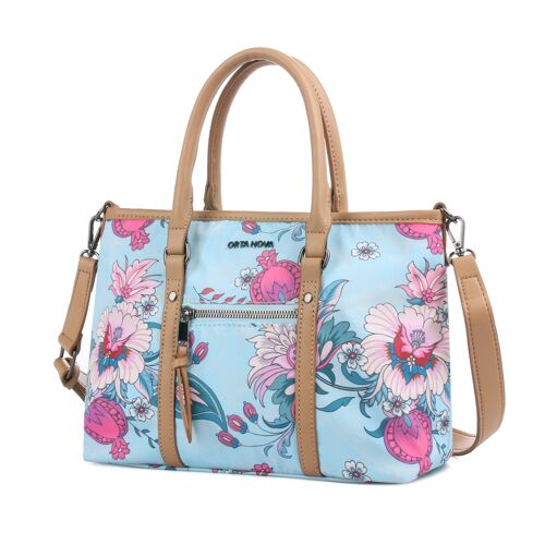 Scilla Tote Bag Flower2 Light Blue