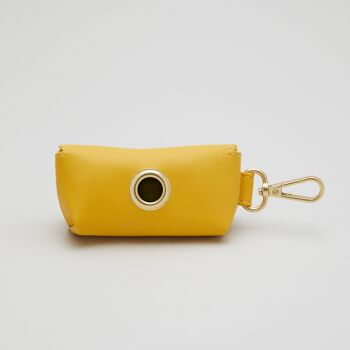 Porte-sac à caca jaune 3