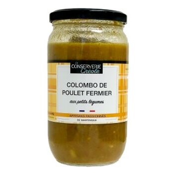 Colombo de poulet fermier