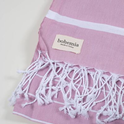 Ibiza Summer Hammam Towel, Vintage Pink