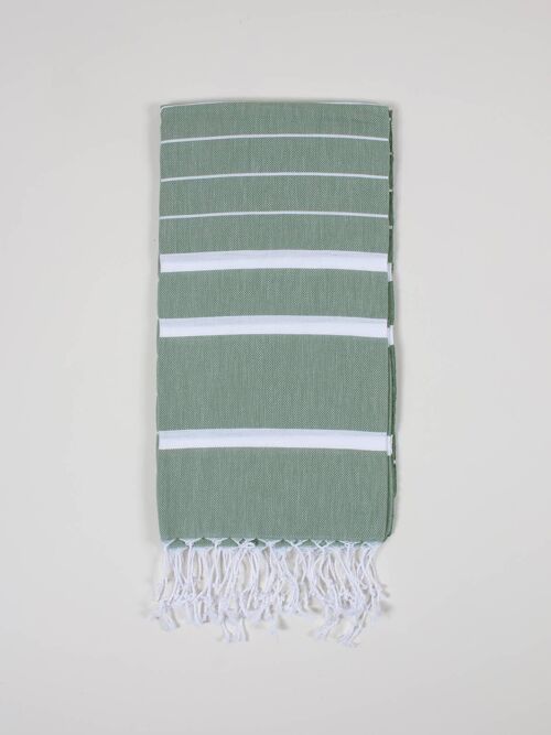 Ibiza Summer Hammam Towel, Olive