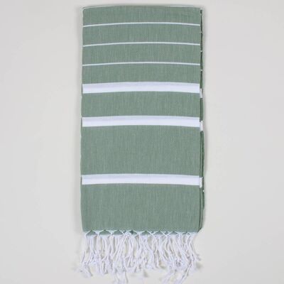 Ibiza Summer Hammam Towel, Olive